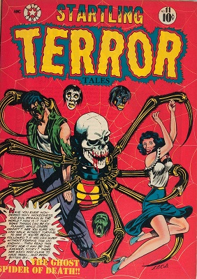 Startling Terror Tales #11 (1952): Classic L. B. Cole cover art. Click for value