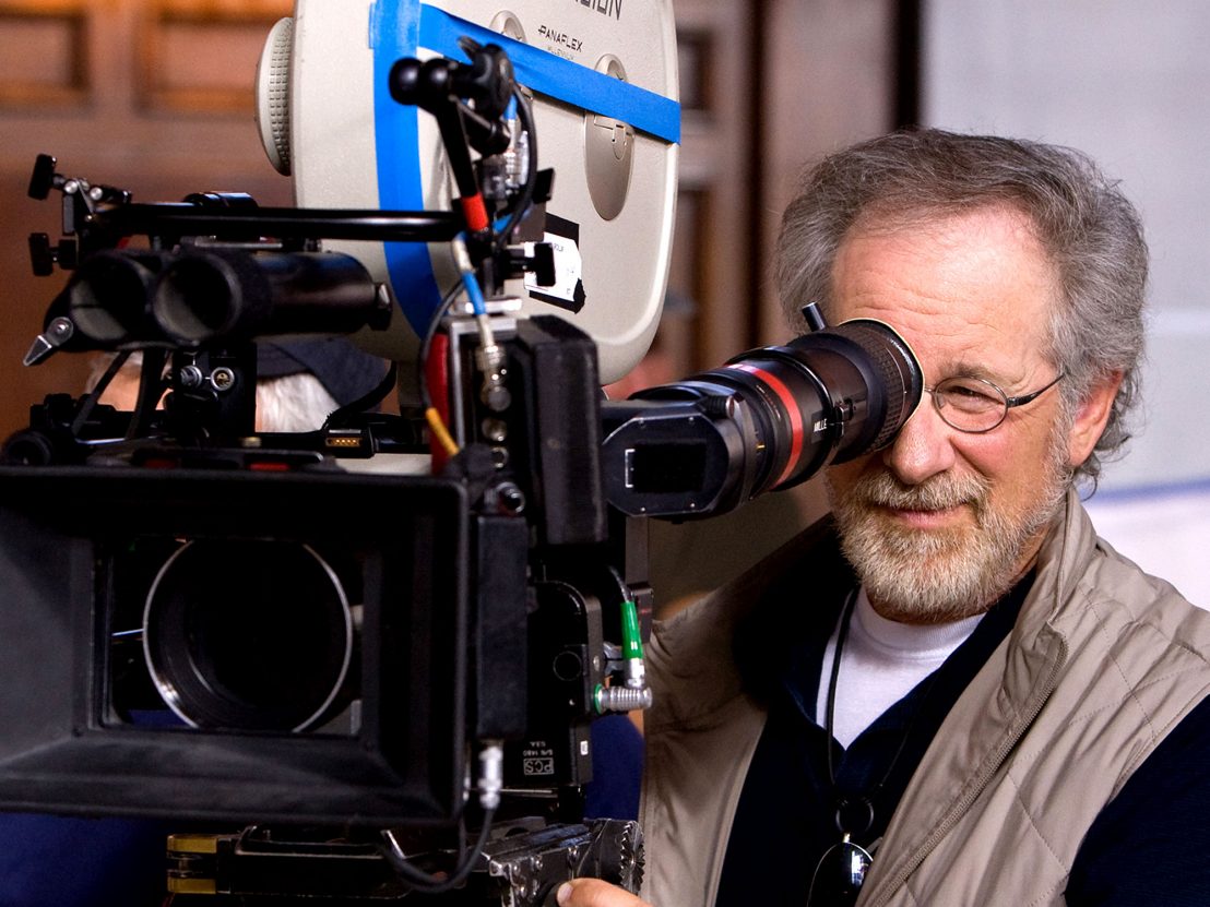 Steven Spielberg on set: rumor has it he is a huge Blackhawk fan