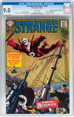 100 Hot Comics: Strange Adventures #205, 1st Deadman. Click to find your copy at Goldin