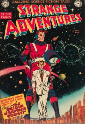 Strange Adventures #9: Origin and First Appearance, Captain Comet. Click for values