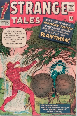 Origin and First Appearance, Plantman, Strange Tales #113, Marvel Comics, 1963. Click for value