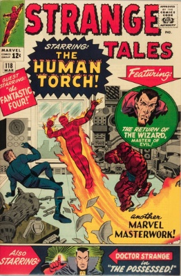 Strange Tales #118, first Dr. Strange cover appearance. Click to research on eBay