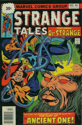 Strange Tales #186 30c Variant Edition July, 1976. Starburst Flash