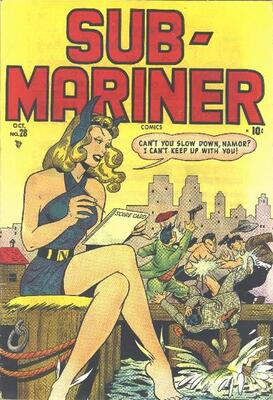 Sub-Mariner Comics #28: Click Here for Values