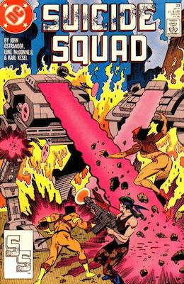 Barbara Gordon debuts in the Suicide Squad as Oracle in #23 of the 1987 Suicide Squad comic series. Click for value
