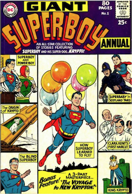 Superboy Annual #1. Click for current values.