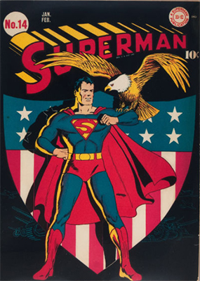 Superman Comics #14: Patriotic Cover