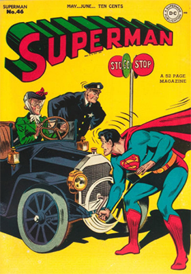 Superman #46: Superboy first mentioned in this series. Click for values