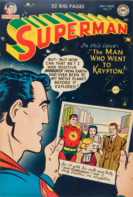 Superman comic #77. Click for values