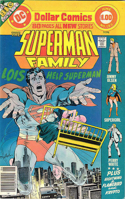 Superman Family #183: Superman's cousin Van-Zee becomes the second Nightwing; Ak-Var becomes Flamebird. Click for values.