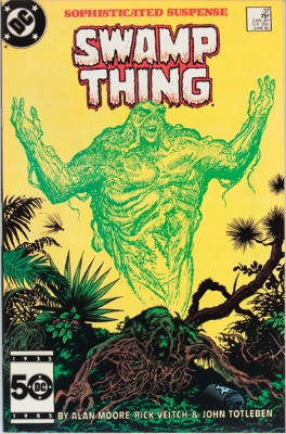 100 Hot Comics: (Saga of the) Swamp Thing #37, 1st John Constantine (Hellblazer). Click to buy at Goldin