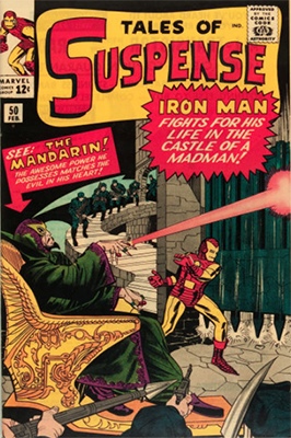Tales of Suspense #50, the first appearance of The Mandarin. Click to buy