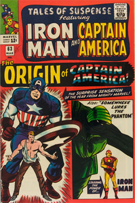Tales of Suspense #63 is the first full Cap origin in the Silver Age