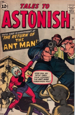 Another key Ant-Man book, Tales to Astonish #35 (first Ant-Man in costume), is seeing nice gains. Click for value