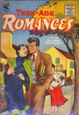 Teen-Age Romances #44. Cover art by Matt Baker. Click for values