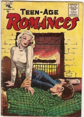 Teen-Age Romances #45: Matt Baker cover. Click for values