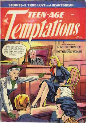 Teen-Age Temptations #5: Baker cover. Click for values