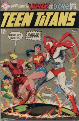 Teen Titans #21 (June, 1969): Hawk and Dove Guest Star. Click for value
