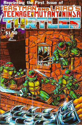 Teenage Mutant Ninja Turtles #1, 4th Printing. Mirage Comics (1985). Click for values