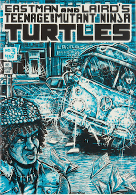 Teenage Mutant Ninja Turtles #3 (1985): Laird's Photo Comic Con Variant. Click for value