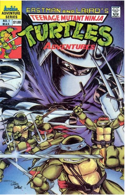 Teenage Mutant Ninja Turtles Adventures #1 (1989). Click for values