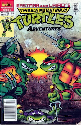 Teenage Mutant Ninja Turtles Adventures #24 (1989): Archie Publications. Click for values