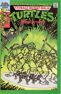 Teenage Mutant Ninja Turtles Adventures #3 (1989): Archie Publications. Click for values