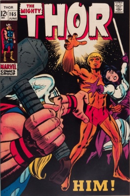 HIM! (Adam Warlock) (First Appearance: Thor #165, April, 1969). Click for value