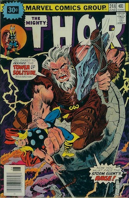 Thor #248 Marvel 30c Variant June, 1976. Starburst Flash