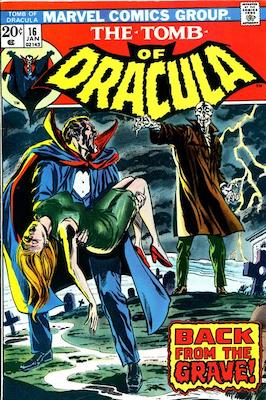 Tomb of Dracula #16: Click Here for Values