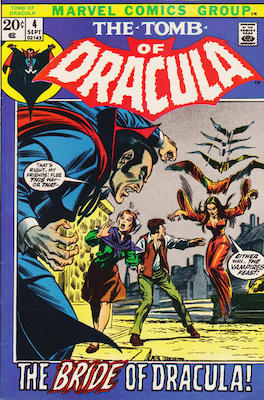 Tomb of Dracula #4: Click Here for Values