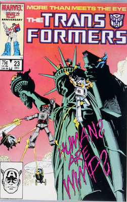 Click to see the value of Transformers Comics #23