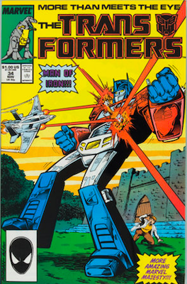 Click to see the value of Transformers Comics #34