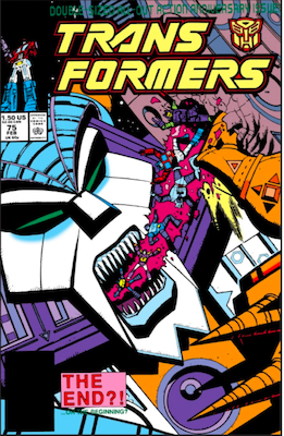 Click to see the value of Transformers Comics #75