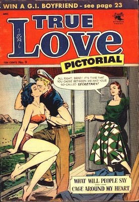 True Love Pictorial #9, Matt Baker cover. Click for values