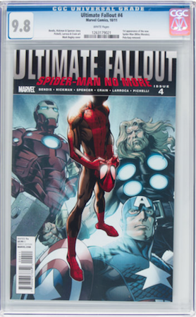 100 Hot Comics #21: Ultimate Fallout 4, 1st Miles Morales. Click to buy a copy from Goldin