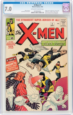 If you buy a CGC 7.0 of X-Men 1, you are shopping in the top 12 percent of the available copies for only 50 percent more than a 5.0. Click to find a copy now from Goldin