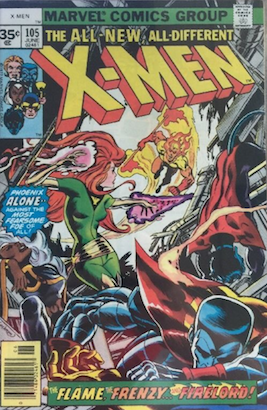 X-Men #105 Marvel 35 Cent Price Variants