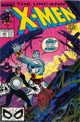 Uncanny X-Men #248: 1st Jim Lee artwork. Click for values