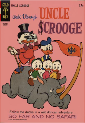 Gold Key Uncle Scrooge Comics Price Guide