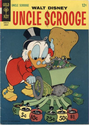 Uncle Scrooge #67. Click for values.