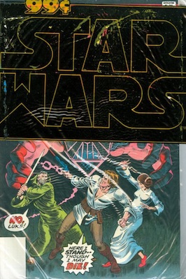 Value of Star Wars Comics in Poly Bags 99c