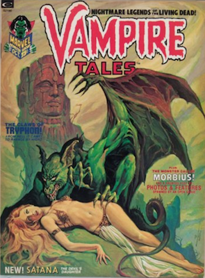 Vampire Tales magazine #2 (1973): Curtis (Marvel) publication, rare in high grade. Click for value