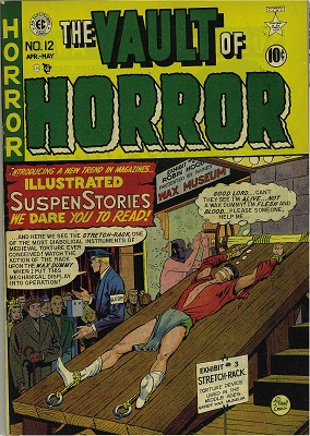 Vault of Horror #12 Classic Bondage + Torture cover. Click for values