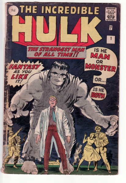 A UK edition of Hulk #1 which I sold for $2,000
