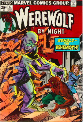 Werewolf by Night #17: Click Here for Values