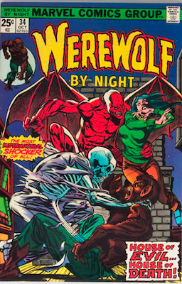 Werewolf by Night #34: Click Here for Values