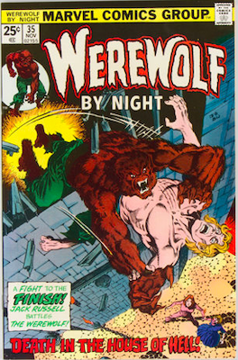 Werewolf by Night #35: Click Here for Values