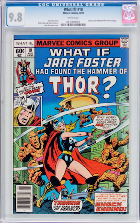 What If? #10 is a pretty common book. Don't buy an inferior copy! We recommend CGC 9.8. Click to buy a copy from Goldin