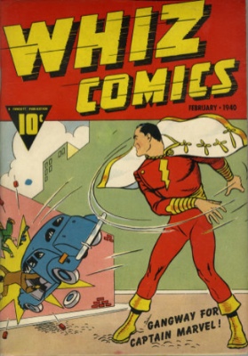 Whiz Comics #2(#1) (1940). Origin and first appearance of Captain Marvel, who was later renamed Shazam! by DC Comics for legal reasons. Click to research values